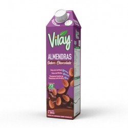 Bebida vegetal almendra chocolate 1 litro Marca Vilay