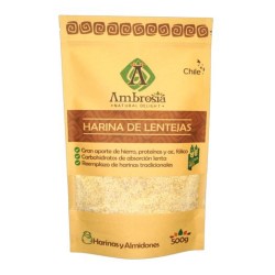 Harina de lentejas 500 gramos Marca Ambrosia