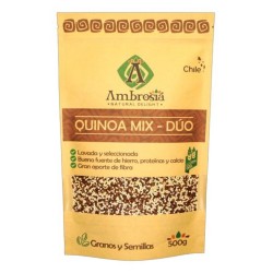 Quinoa mix duo 500 gramos Marca Ambrosia