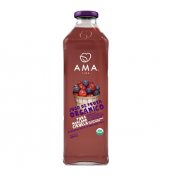 Jugo manzana ciruela organico 1 litro Marca Ama